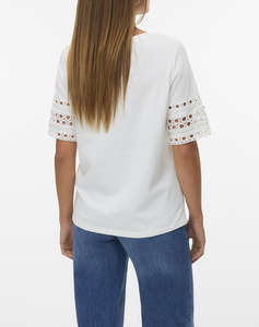 VERO MODA VMIVACY 2/4 O-NECK TOP JRS BTQ