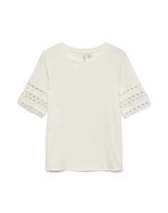 VERO MODA VMIVACY 2/4 O-NECK TOP JRS BTQ