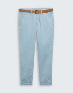 TOM TAILOR SLIM CHINO WITH BELT МЪЖКИ ПАНТАЛОНИ