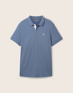 TOM TAILOR BASIC POLO WITH CONTRA МЪЖКА БЛУЗА