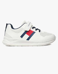 TOMMY HILFIGER FLAG LOW CUT LACE-UP/VELCRO SNEAKER