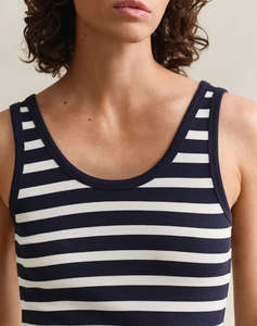 GANT БЛУЗА ΧΜ STRIPED RIBBED TANK TOP