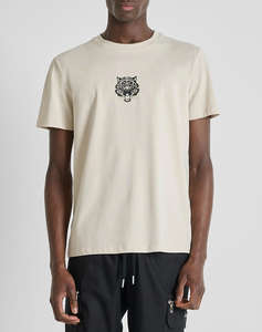 ANTONY MORATO PRE MMKS02608FA100258 T-SHIRT REGULAR FIT IN JERSEY COTTON FABRIC WITH TIGER PRINT МЪЖКА БЛУЗА