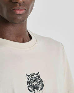 ANTONY MORATO PRE MMKS02608FA100258 T-SHIRT REGULAR FIT IN JERSEY COTTON FABRIC WITH TIGER PRINT МЪЖКА БЛУЗА