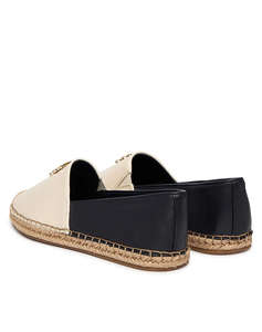 TOMMY HILFIGER TH LOGO LEATHER ESPADRILLE