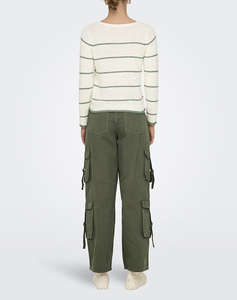 ONLY ONLGEENA L/S V-NECK KNT NOOS