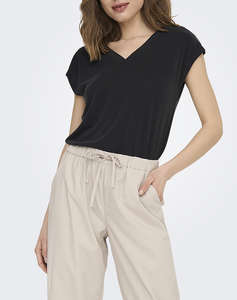ONLY ONLFREE S/S MOD.V-NECK TOP JRS NOOS