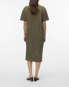 VERO MODA VMMOLLY SS OVERSIZE CALF DRESS NOOS