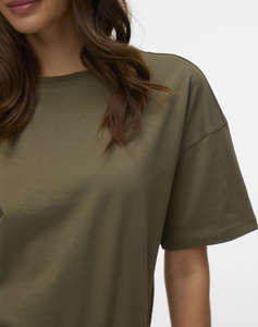 VERO MODA VMMOLLY SS OVERSIZE CALF DRESS NOOS