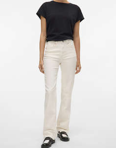 VERO MODA VMTESSA HR STRAIGHT JEANS COLOR GA NOOS