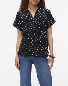 VERO MODA VMBUMPY SS SHIRT AOP WVN NOOS