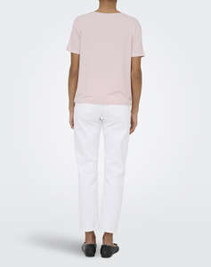 ONLY ONLRILLA S/S V-NECK LACE TOP JRS