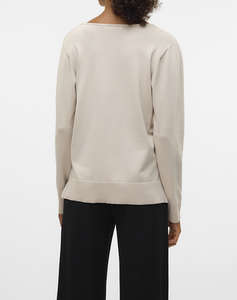 VERO MODA VMSILJE LS V-NECK PULLOVER GA NOOS