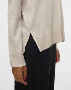 VERO MODA VMSILJE LS V-NECK PULLOVER GA NOOS