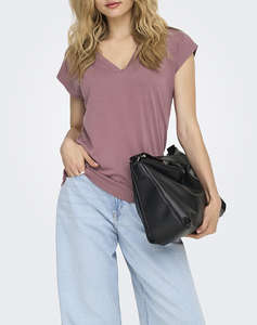 ONLY ONLFREE S/S MOD.V-NECK TOP JRS NOOS