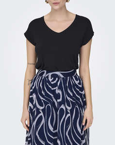 ONLY ONLRILLA S/S V-NECK TOP JRS