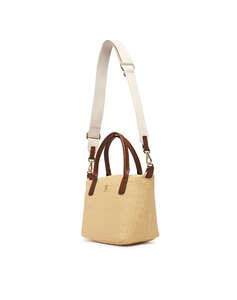 TOMMY HILFIGER POPETTE MINI TOTE RAFFIA