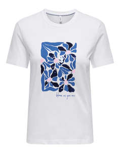 ONLY ONLKITA REG S/S PRINT TOP NOOS