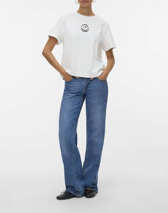 VERO MODA VMSARA METTE SS TOP BOX JRS NOOS