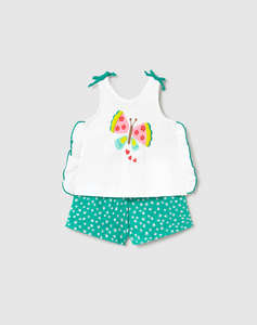 MAYORAL PRINTED SHORTS SET