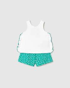 MAYORAL PRINTED SHORTS SET