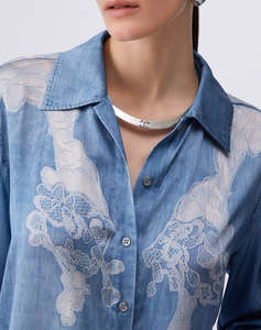 LIU JO DENIM_UA6C12_CAMICIA DIGITAL ДАМСКА РИЗА