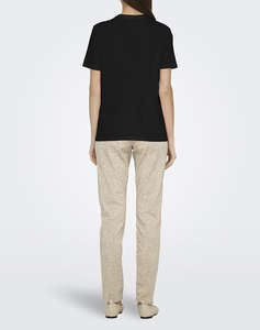 ONLY ONLPARKER S/S O-NECK BLING TOP BOX JRS