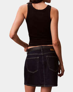 CALVIN KLEIN JEANS CONTOUR 2X2 RIB GRAPHIC TANK