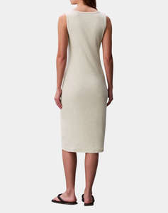 CALVIN KLEIN JEANS SL BABY RIB WOVEN LABEL SQUARE N