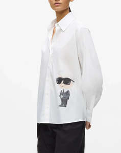 KARL LAGERFELD JEANS IKON AQUARELLE SHIRT