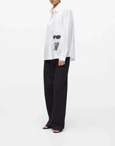 KARL LAGERFELD JEANS IKON AQUARELLE SHIRT