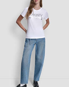 DKNY DJ6T1746 LOGOТениска с къс ръкав DKNY