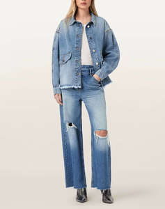 ALL SAINTS HETTIE STUD SHACKET