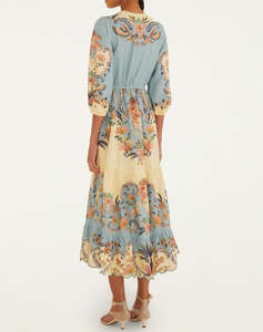 FARM RIO BOHO BEAUTY BUTTER MAXI DRESS-BOHO BEAUTY BUTTER