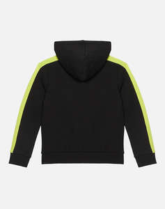 GUESS KIDS LS HOODED ACTIVE TOP W/ZIP CHILDRENS SWEATSHIRT BOY