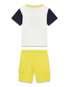 GUESS SET SS T-SHIRT + CARGO SHORTS ДЕТСКИ КОМПЛЕКТ BOY
