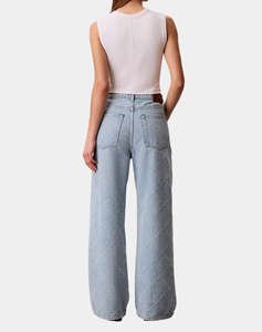 CALVIN KLEIN JEANS LOW RISE BAGGY NEEDLEPUNCH CK TR