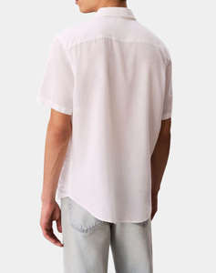 CALVIN KLEIN JEANS SS SOLID CAUSAL LINEN CLASSIC SH