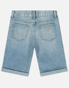 GUESS KIDS DENIM LINEN SHORTS ДЕТСКИ ШОРТИ BOY