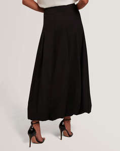 TED BAKER CINNABA Seam Detail Bubble Midi Skirt