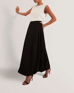 TED BAKER CINNABA Seam Detail Bubble Midi Skirt
