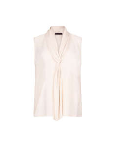 LIU JO BLACK_CA6C34_TOP SCOLLO A V ЖЕНСКА БЛУЗА