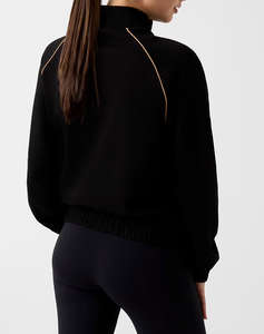 GUESS GEORGIA HIGH NECK FULL-ZIP SWE ДАМСКИ СУИТШЪРТ