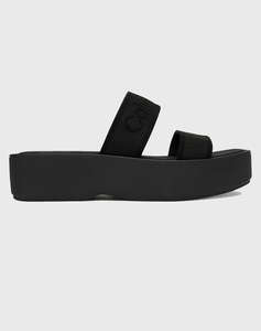 CALVIN KLEIN JEANS FLATFORM SNDL WEBBING