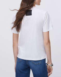 LIU JO BLACK_CA6J10_T-SHIRT MEZZA MANICA + CASTONI ЖЕНСКА БЛУЗА