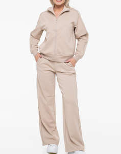 GUESS OCTAVIA HIGH NECK FULL-ZIP SWE ДАМСКИ СУИТШЪРТ