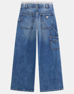 GUESS KIDS RIGID DENIM FASHION FIT PANTS ДЕТСКИ ПАНТАЛОНИ GIRL