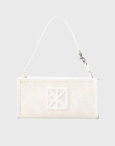 CALVIN KLEIN JEANS EMBLEM MESH CONVERTIBLE POUCH