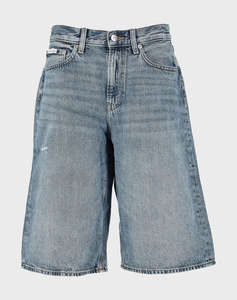 CALVIN KLEIN JEANS LONG TENCEL SHORT JACKSON BLUE