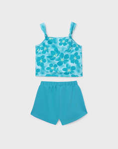 MAYORAL PRINTED SHORTS SET